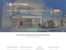 Tablet Screenshot of controlhome.pl